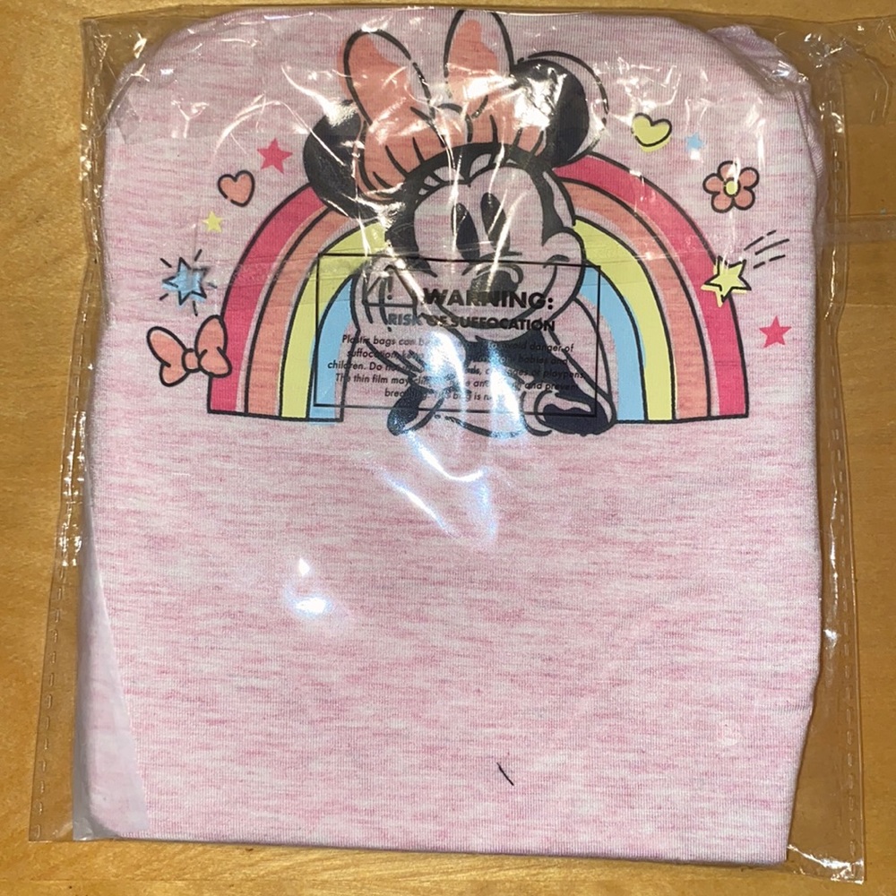 Minnie forever flutter sleeve onesie NWT